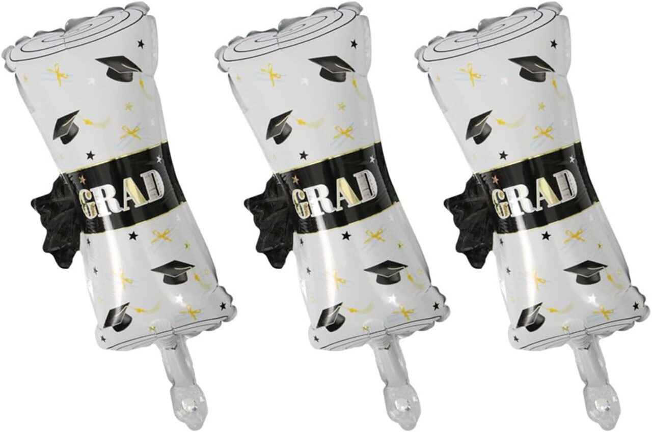 Graduation Diploma Balloons Congrats Grad Diploma Balloons Graduation Mylar Foil Balloons for Class of 2026 Decorations | Graduation Party Decorations